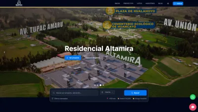 Dashboard y visualización de proyectos inmobiliarios BIACOM